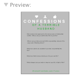 Confessions Handout Preview